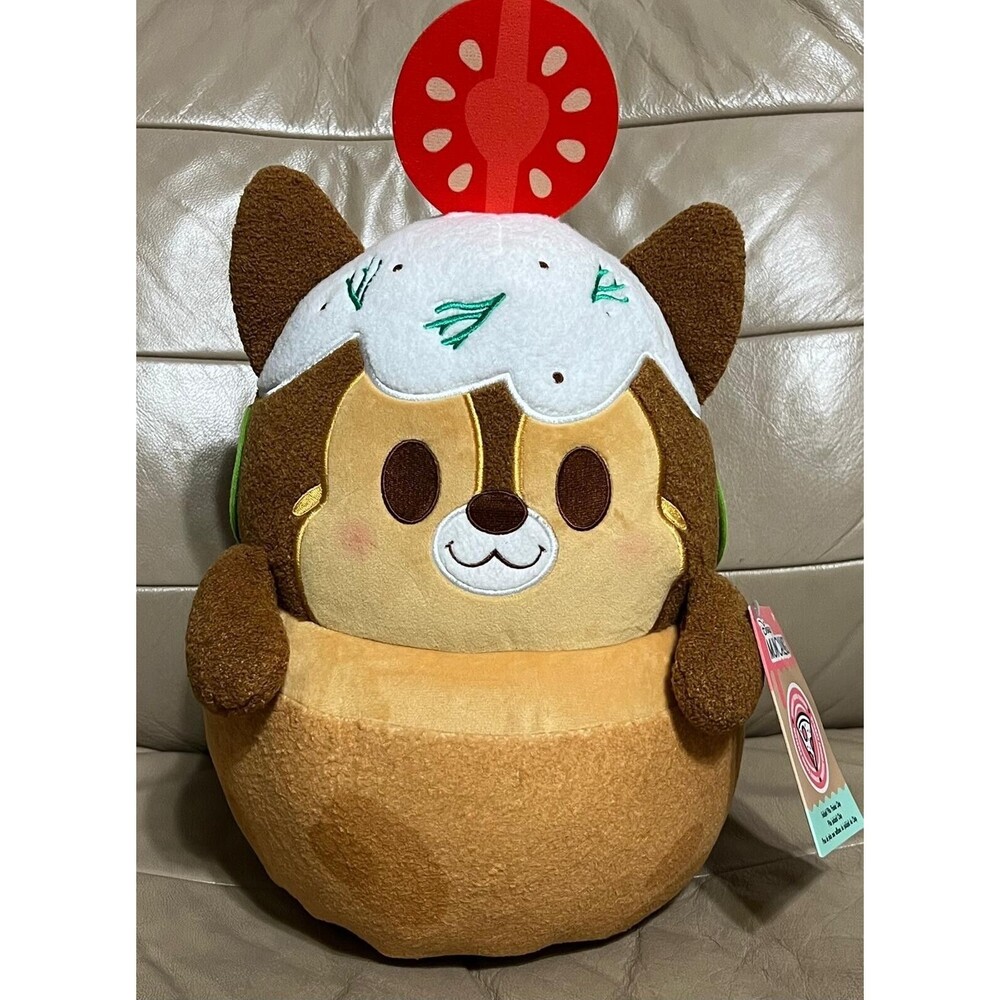 Disney Munchlings Falafel Pita Pocket Chip Street Food Plush 12 inch